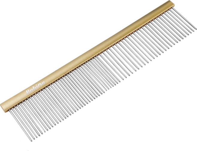 바비온 엔트리레벨 알루미늄 듀얼콤 브러쉬 190 x 40 mm, 골드, 1개