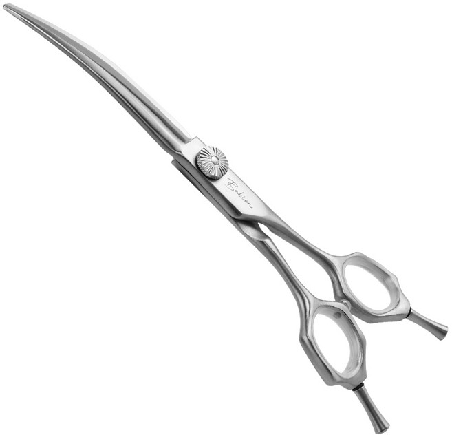 바비온 반려동물 ML 30도 커브 미용가위 17.9cm M4-651C, 1개