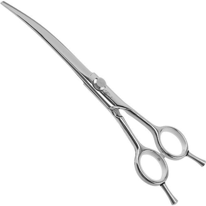 바비온 반려동물 EL 7 20도 커브 미용가위 19cm E2-701C, 1개