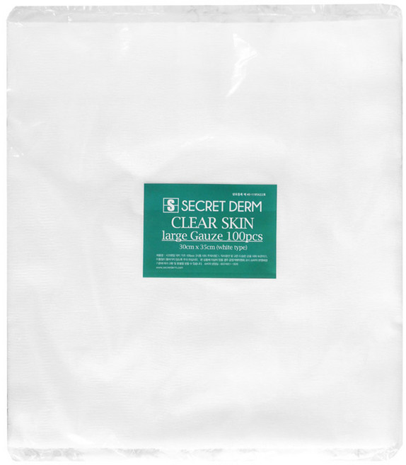 발롱뷰티 시크릿덤 피부거즈 면거즈 100매입, 1개