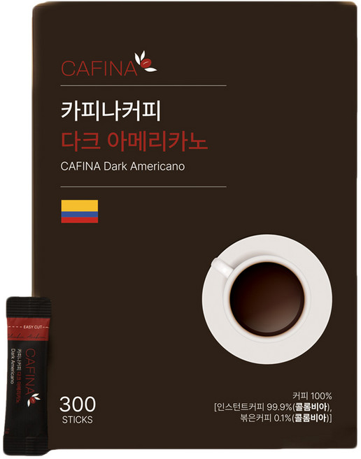 카피나커피 다크 아메리카노, 1박스, 300개입, 1g