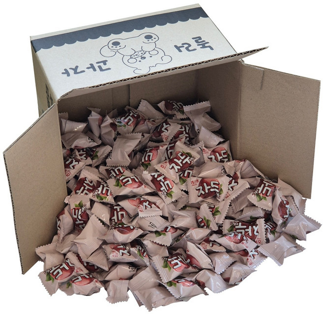 [놀러과자] 해태 자두캔디 과일사탕 대용량 개별포장, 150개, 5g