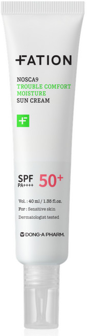 파티온 노스카나인 트러블 컴포트 수분 선크림 SPF50+ PA++++, 40ml, 1개