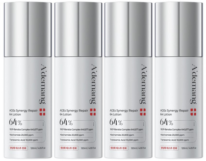 아드망 항당화 에이지이에스 시너지 리페어 64 로션, 4개, 120ml