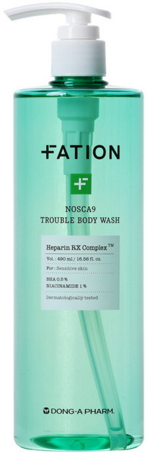 파티온 노스카나인 트러블 바디 워시 쑥잎향, 490ml, 1개