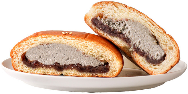 알앤알 우리밀 흑임자 크림 단팥빵 100g[소비기한 26년 7월 6일], 30개, 100g