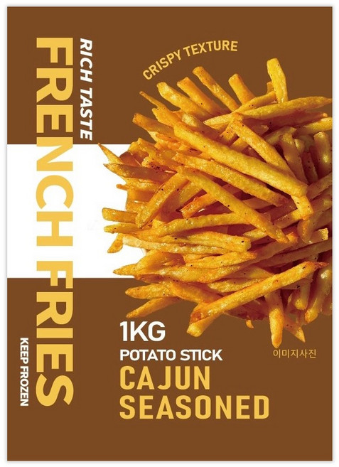 케이준 감자튀김, 1개, 1kg