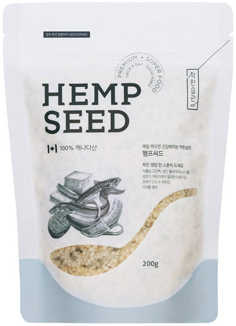 착한습관 햄프씨드팩 200g, 1개