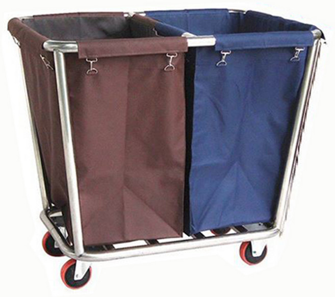 이동식 세탁카트 대형 세탁물수거함 빨래방카트, 분리형