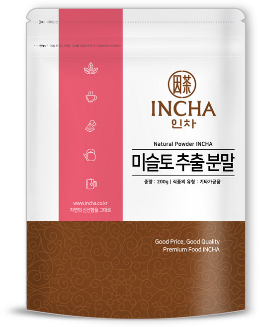 인차 겨우살이 미슬토 추출물 추출 분말 가루, 1개, 200g