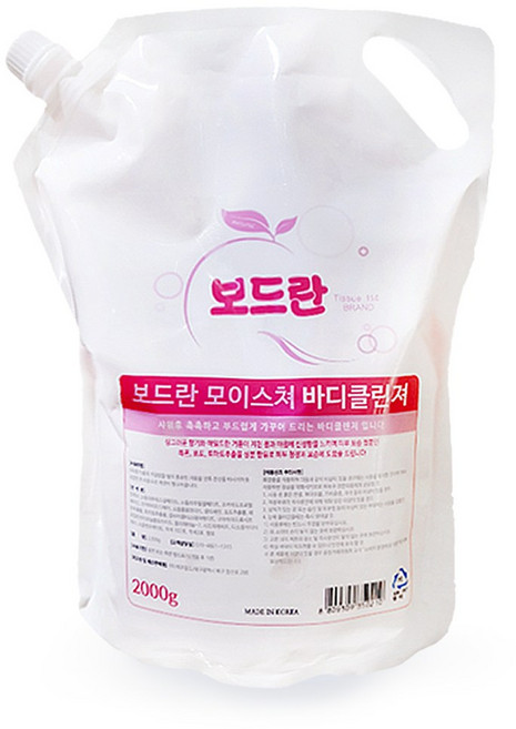 보드란 바디클린져 2000g 바디워시, 1개, 2kg