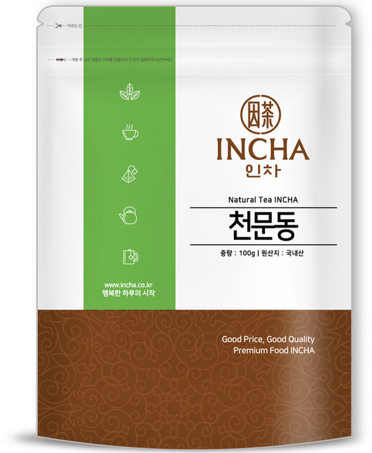 인차 국산 천문동 100g, 1개