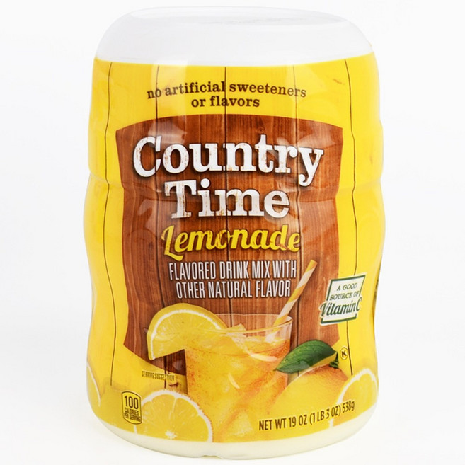 컨츄리타임 레몬에이드 가루, 539g, 2개, 1개입