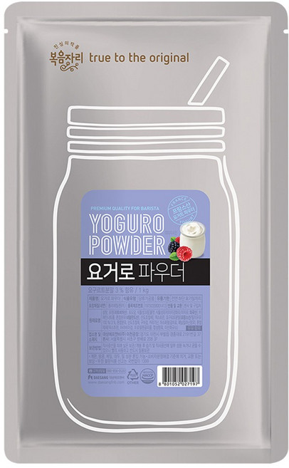 대상 요거로 파우더 1kgX4개/요거트 플레인, 4개, 1개입, 1kg