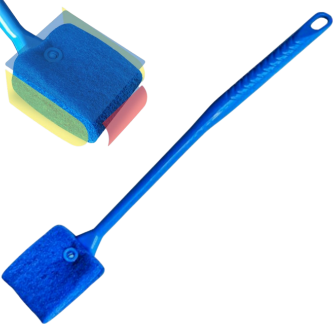 글로리존 수족관 어항 청소 브러쉬, 1개