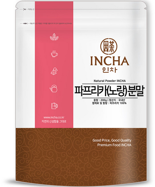 인차 국내산 노랑 파프리카 분말, 200g, 1개