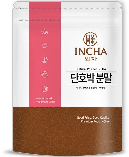 인차 국산 단호박 가루 분말, 300g, 1개