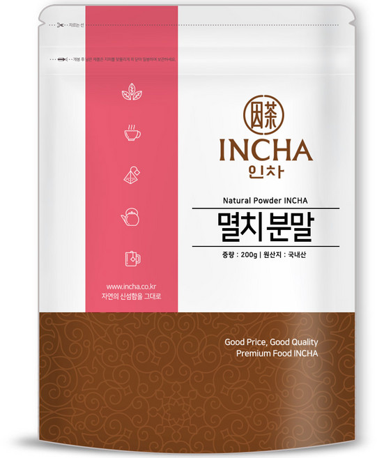 인차 국산 멸치가루 멸치분말 100% 실속형, 200g, 1개