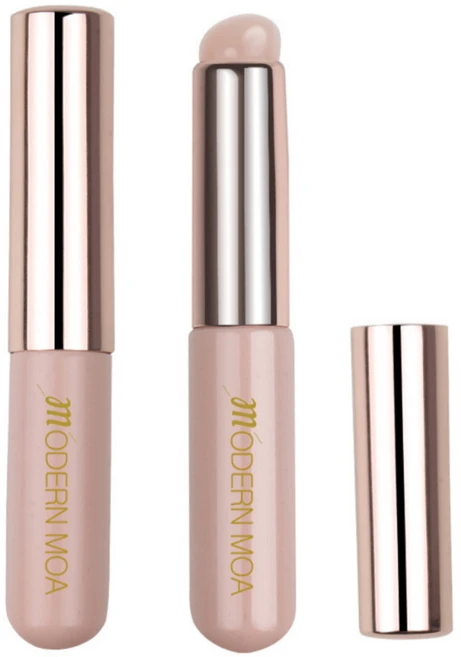 [1+1]모던모아 메이크업 실리콘 립브러쉬, 2개, 누디핑크+누디핑크 - 쿠팡