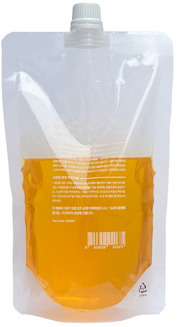코코리제주 젤타입 핸드워시 리필팩 400ml, 1개