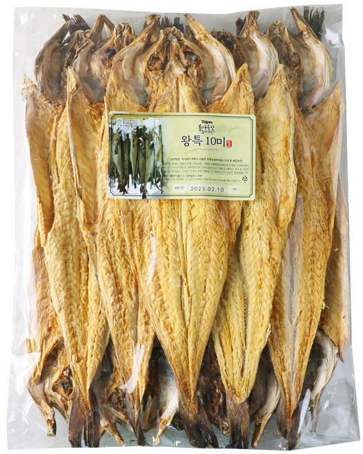 [하늘태]용대리 황태포 10미 왕특 47-49cm, 1개, 1kg