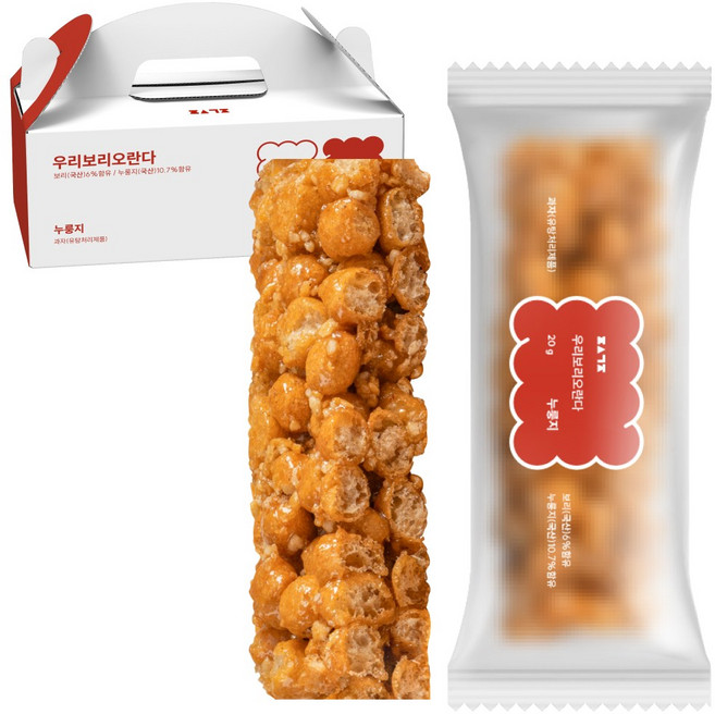 편식공장 우리보리오란다 누룽지 18p, 360g, 1개