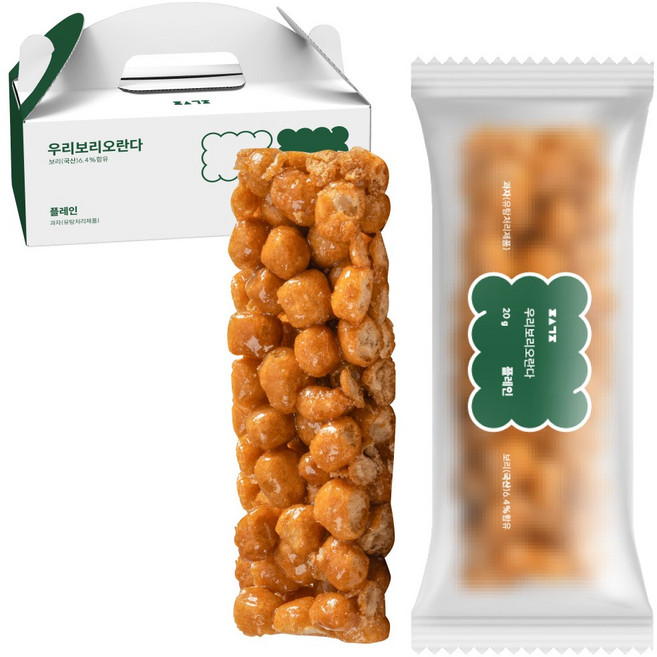 편식공장 우리보리오란다 플레인 18p, 360g, 1개