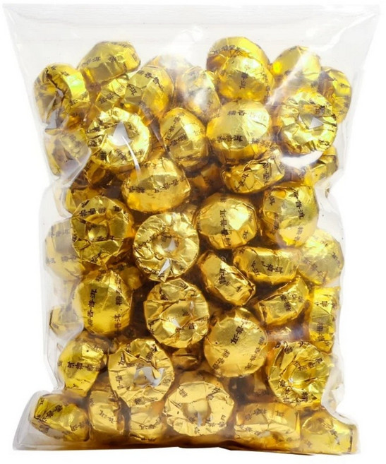 툴이모니 해외직구 1등급 중국운남성 미니 보이차 진한 찹쌀향, 1개, 80개입, 5g