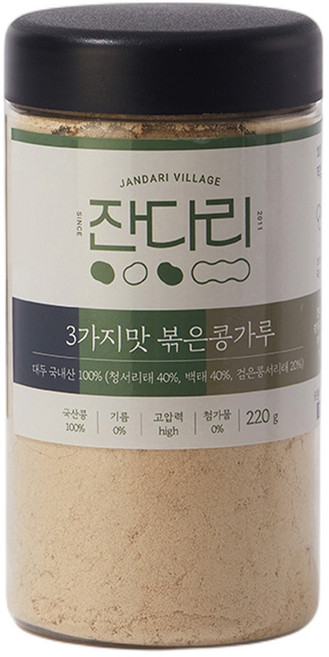 잔다리마을 3가지맛 볶은 콩가루, 220g, 1개