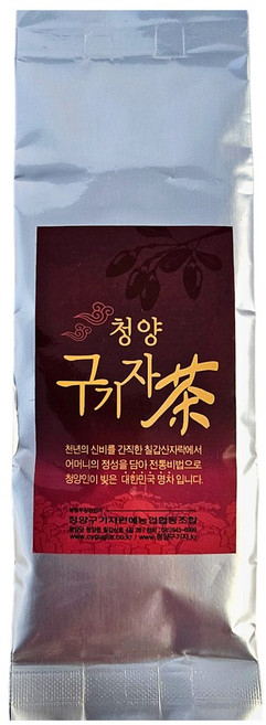국산 청양 전통 구증구포 구기자차 60g 1개, 1개입