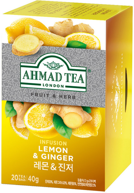 아마드티 레몬 진저티, 2g, 20개입, 1개