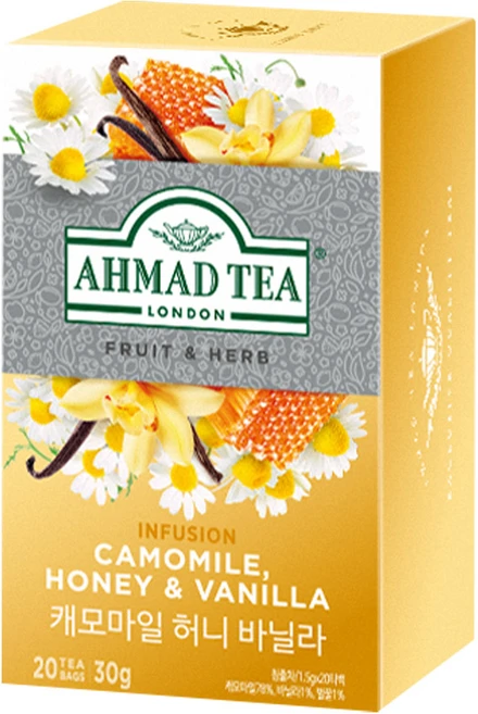 아마드티 캐모마일 허니 바닐라 차, 1.5g, 20개입, 1개 - 쿠팡
