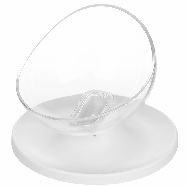 PB+ 애견 강아지 고양이 밥그릇 물그릇 식기 식탁 1구, 화이트