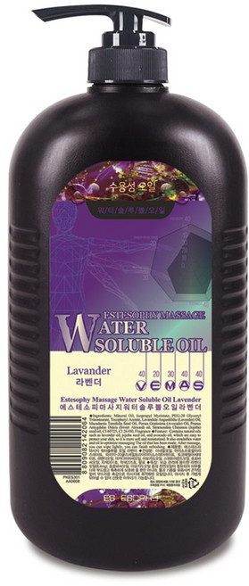 에스테소피 워터솔루블 수용성 오일 라벤더, 1L, 1개
