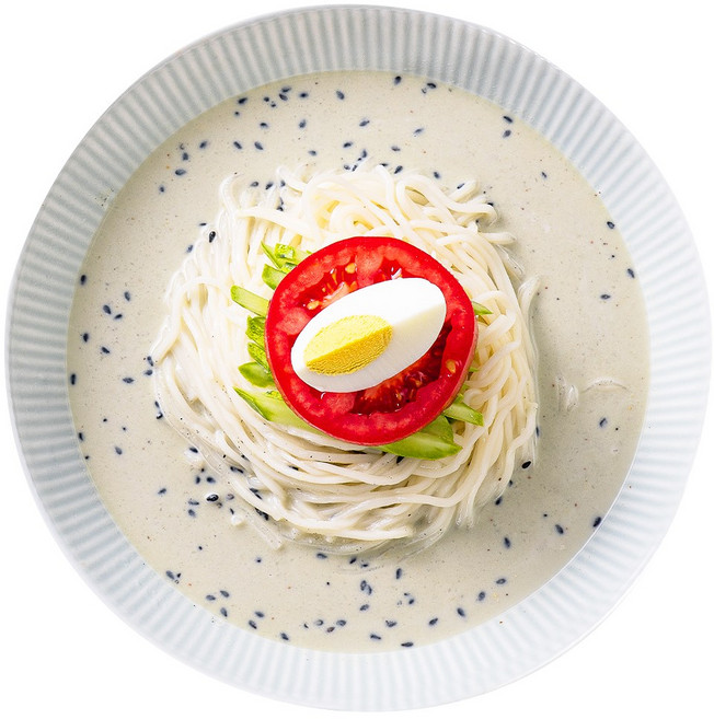 [HACCP] 고소한 서리태 콩국수 5인분 세트(생면 5인분 + 콩가루 5팩)