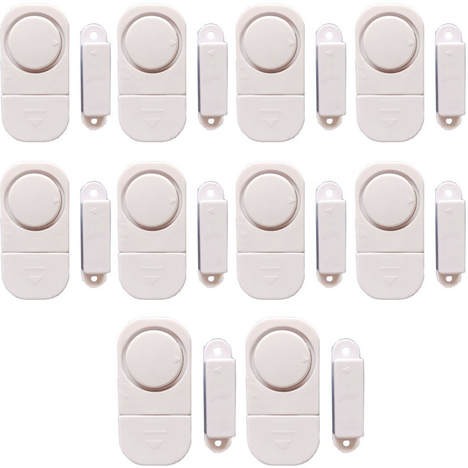 도매짱 도어경보기 도난방지 창문 경보기 방범, 10세트