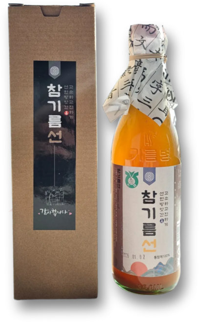 [불순물없는]참기름 통깨100% 한번짜는 옛날참기름 방앗간참기름, 1개, 350ml