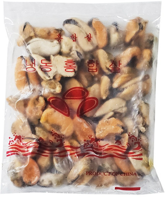 [굿챈스]냉동 홍합살 1BOX 2kg 자숙 깐홍합살, 1개