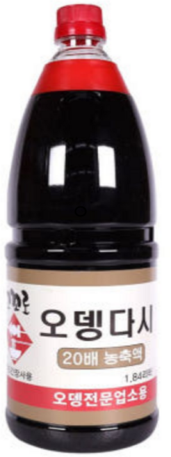 장터 고꼬로 오뎅다시 1.84L X 6개 오뎅탕 오뎅육수 대용량, 1.84ml