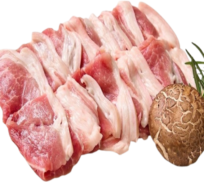 문경약돌돼지 앞다리살 / 국내산 한돈 돼지고기, 1kg, 1개