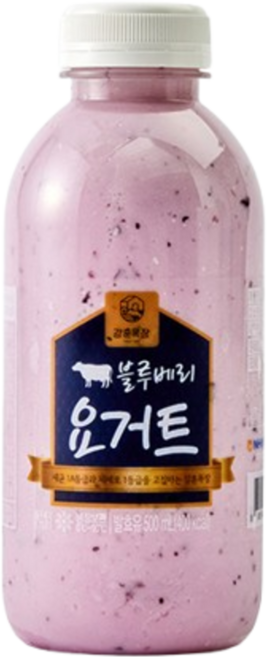 강훈목장 블루베리 요거트 500ml x 3개