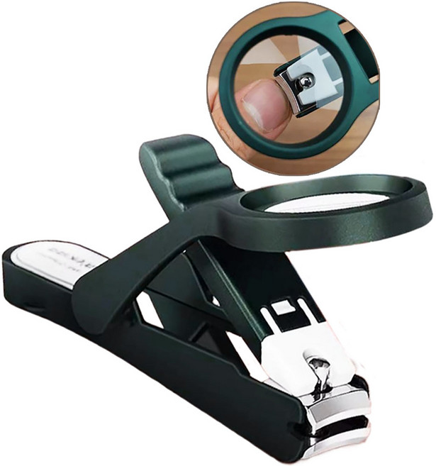 2.5배 확대 돋보기 손톱깎이 어르신 손톱깍기 부모님 감동 선물, 1개