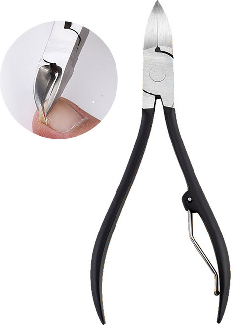 내성 발톱 자가 치료 발톱깍이 고급 네일니퍼 큐티클 제거 파고드는발톱 무좀 관리 일자 손톱깎이, 1개, 스테인레스