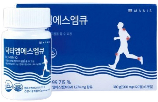매니스 닥터엠에스엠큐 msm 관절 영양제, 2세트, 720정
