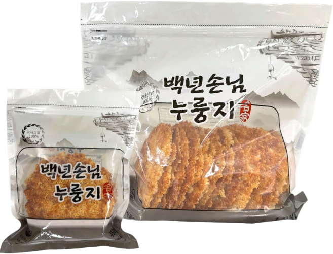 국내산100% 대용량 구수한 끓여먹는 누룽지, 3개, 1.2kg