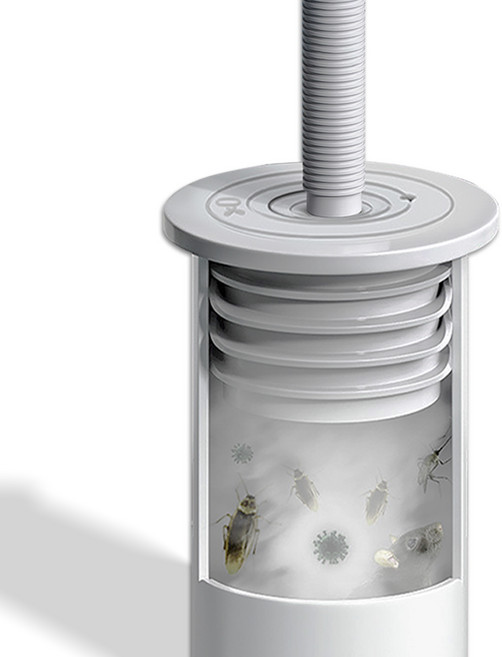 역류 악취 차단 실리콘 배수구 트랩, 1개