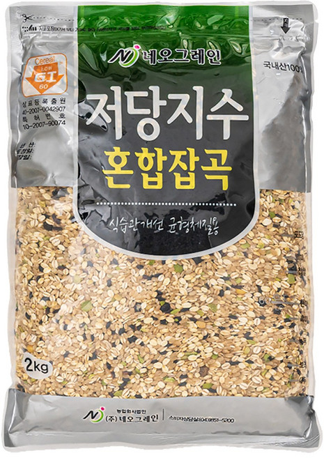 네오그레인 저당지수 혼합잡곡 식습관개선 균형체질용, 2kg, 1개