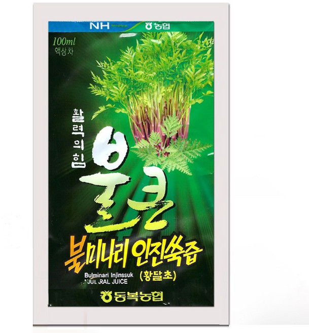 화순 미나리즙 불큰 불미나리인진쑥즙 100ml, 30개