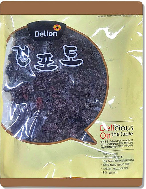 네이처월드 무설탕 건포도 대용량 말린 과일, 1개, 500g