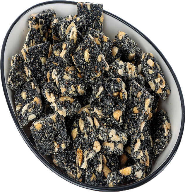 [초특가 건강 간식] 뻥튀기곡물나라 검은깨강정 흑임자 전통 한과 명절 선물, 420g, 1개